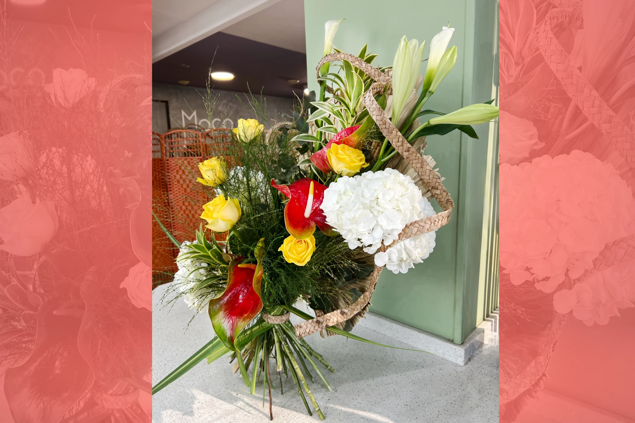 Arrangement floral coloré